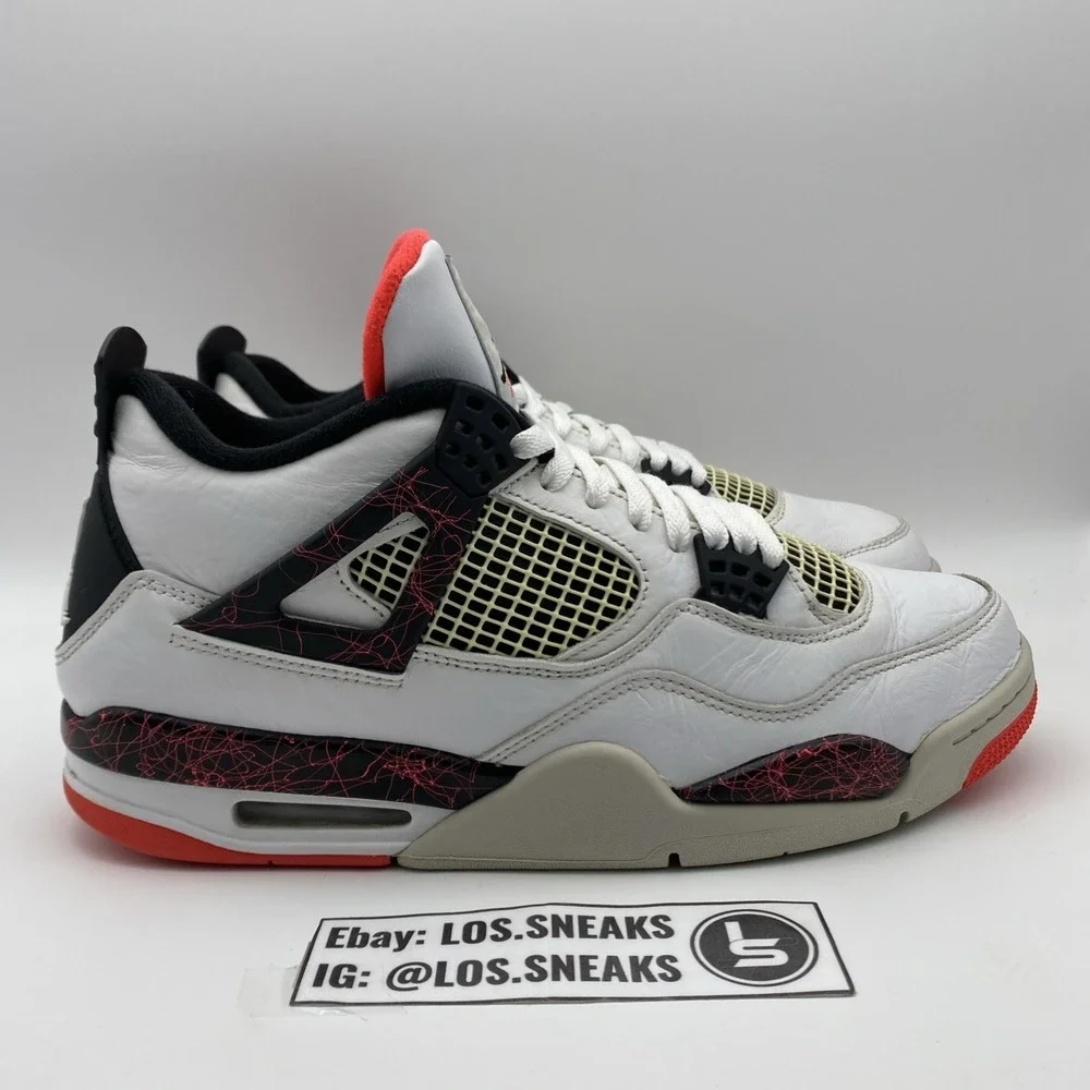 Size 11 - Jordan 4 Retro Pale Citron, Bright Crimson 2019‎ (308497-116)